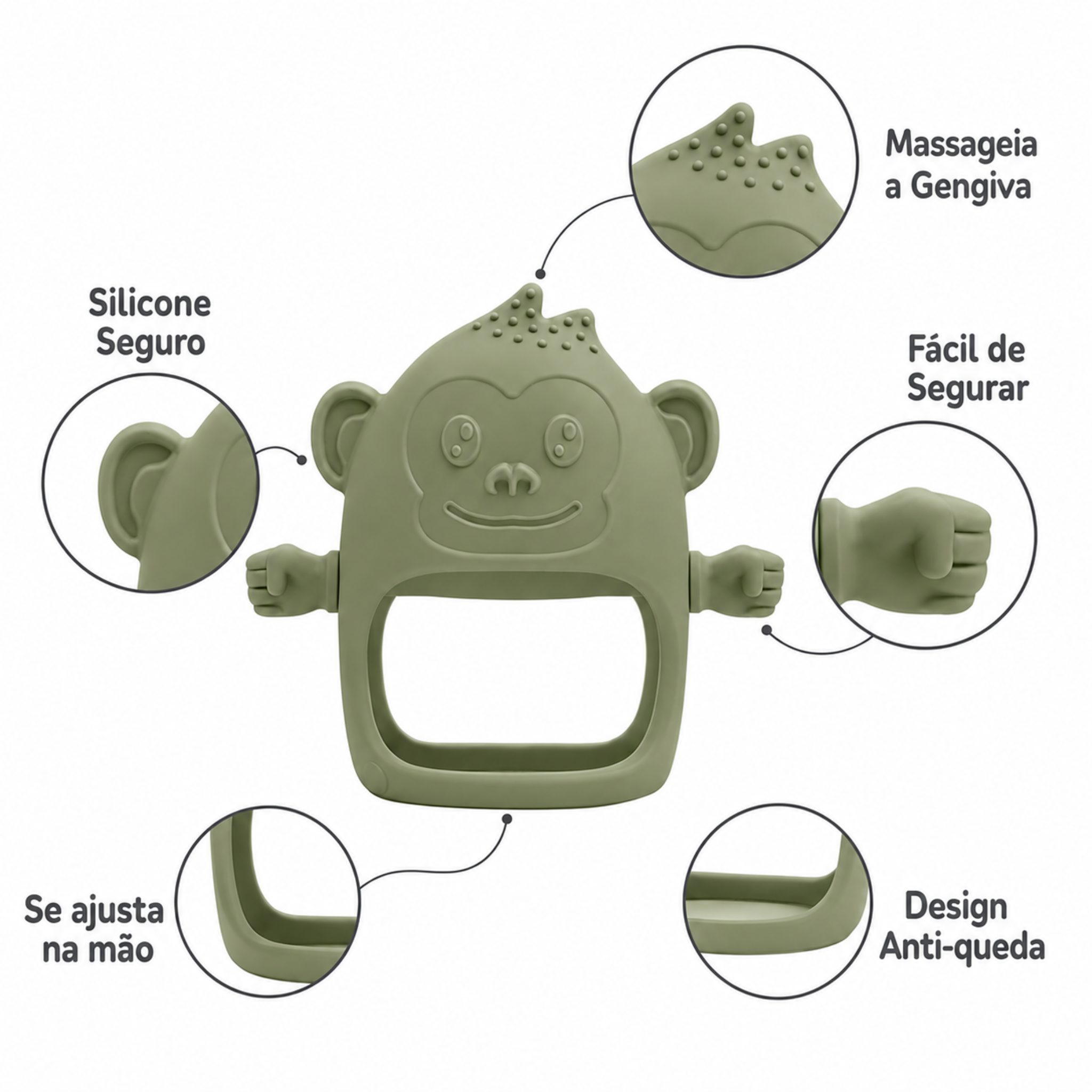 Mordedor Luvinha Mini monkey