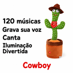Cacto Dançarino e Falante (Musical & USB)