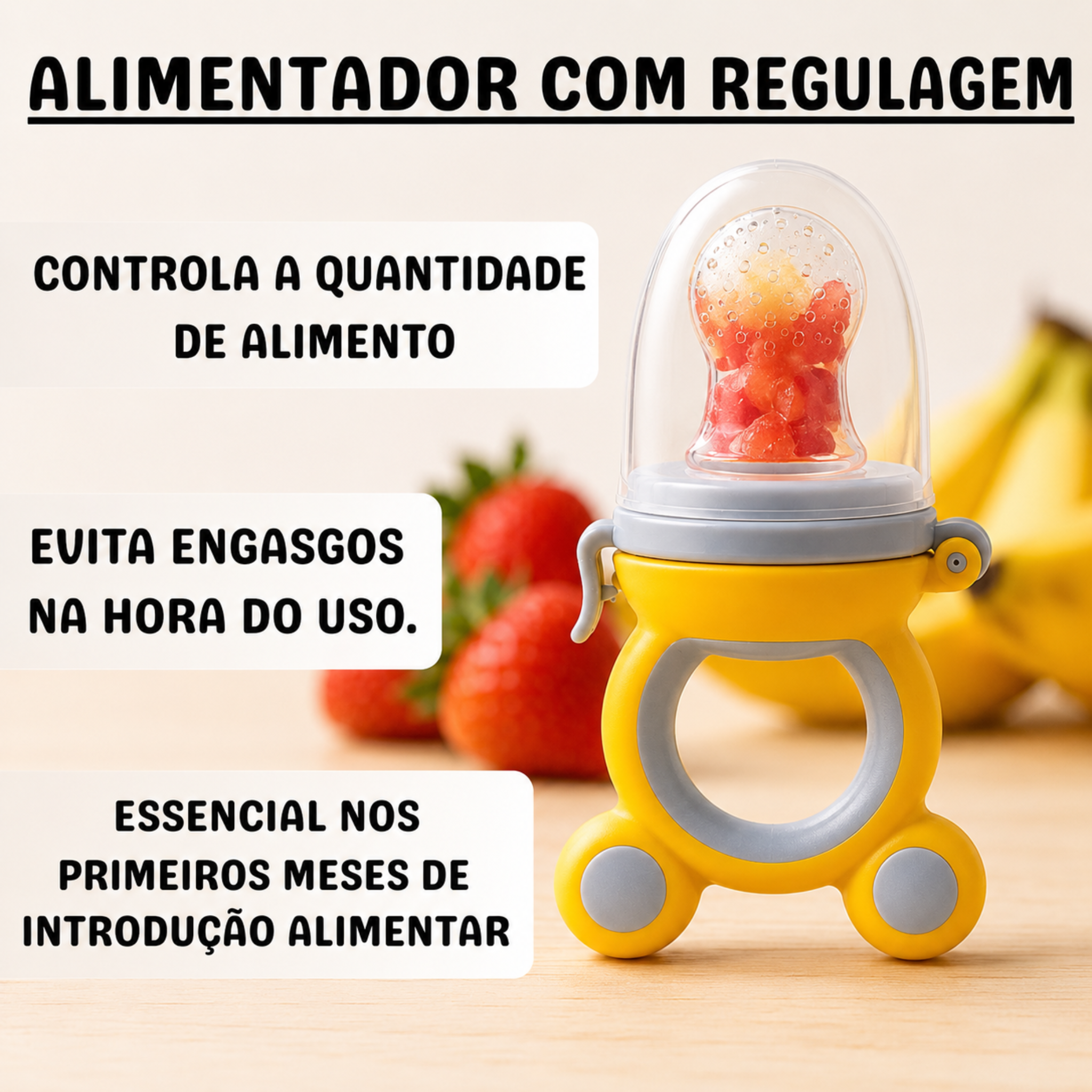Bico Porta Frutinhas Ursinho