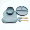 Kit Alimentação de Silicone (5 Peças) com Ventosa