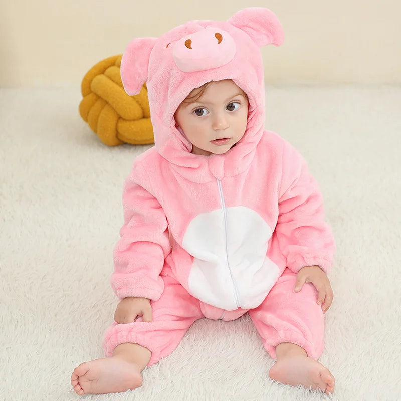 Macacão Pijama Animais para Bebê